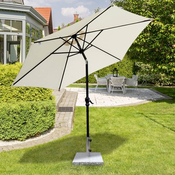 VivaGarden Base per Ombrellone da Giardino in Marmo 29 Kg 42x42x36 cm