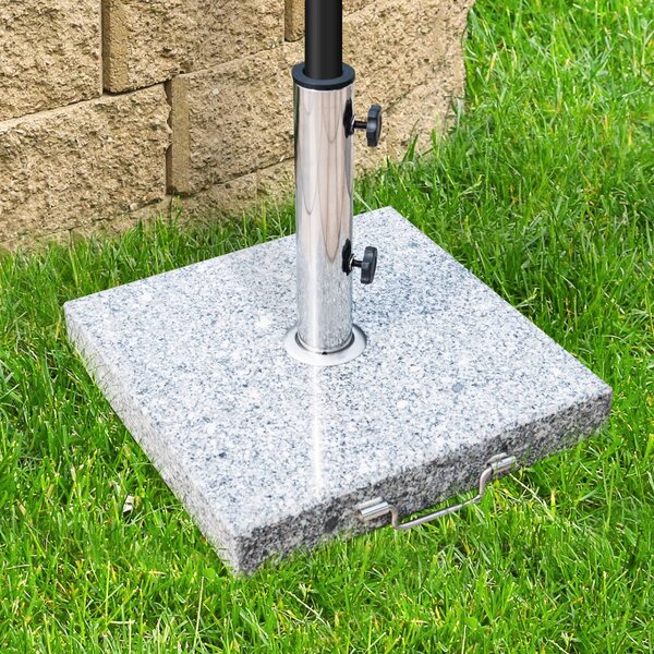 VivaGarden Base per Ombrellone da Giardino in Marmo 29 Kg 42x42x36 cm