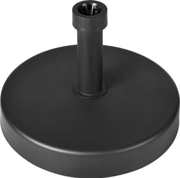 VivaGarden Base per Ombrellone da Giardino in Plastica PP max 18kg di Peso 45x33 cm Nero