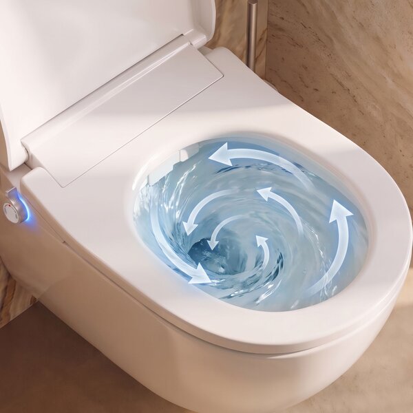 Vaso WC sospeso REA Carlo Mini Tornado Mocca Matt