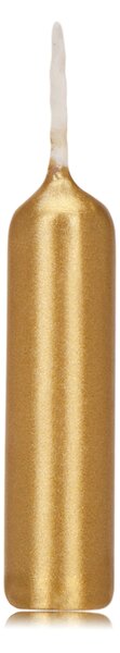 Candela cilindrica oro piccola Ø 11 mm