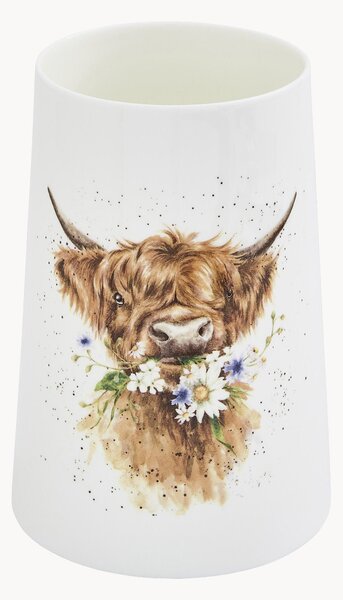 Vaso in Fine Bone China Daisy Coo Cow