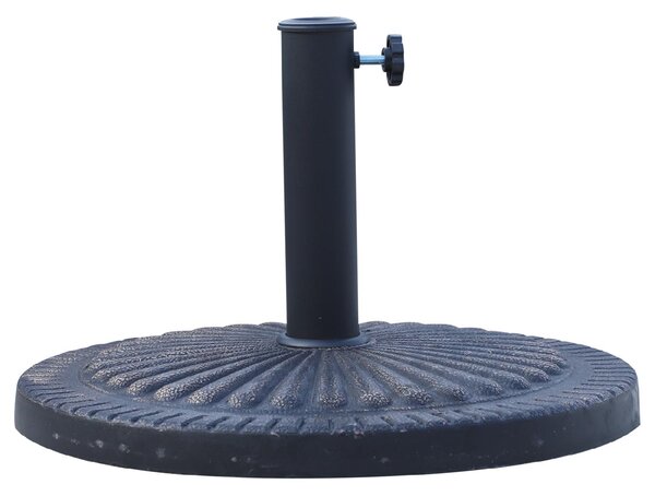 VivaGarden Base per Ombrellone in Resina Motivo Floreale 3.8-4.8 cm con Manopola 15 Kg