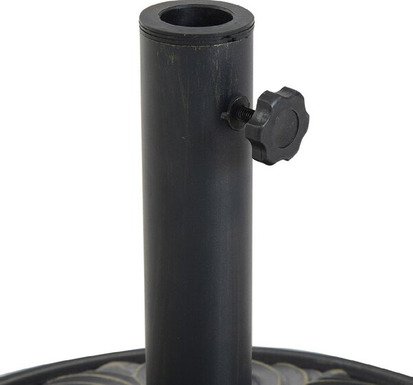 VivaGarden Base per Ombrellone Regolabile 13 Kg in Cemento e Bronzo 48 cm