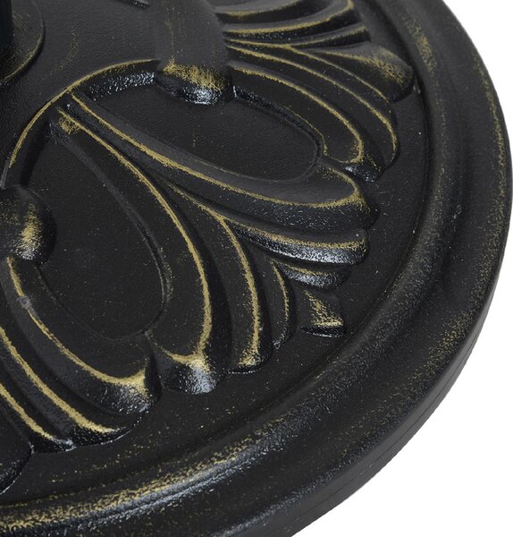 VivaGarden Base per Ombrellone Regolabile 13 Kg in Cemento e Bronzo 48 cm