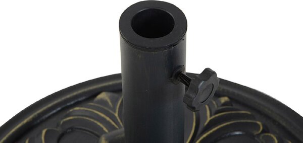 VivaGarden Base per Ombrellone Regolabile 13 Kg in Cemento e Bronzo 48 cm
