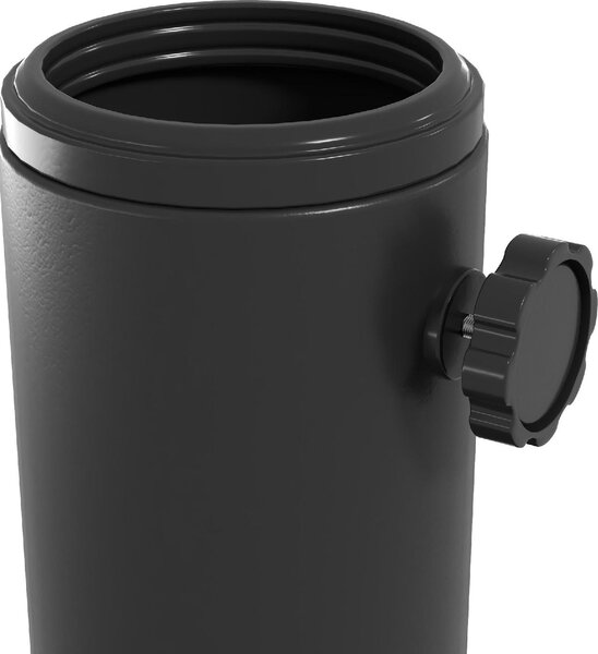 VivaGarden Base per Ombrellone Rotonda 43cm da 13kg in Cemento per Pali da 38mm e 48mm colore Nero