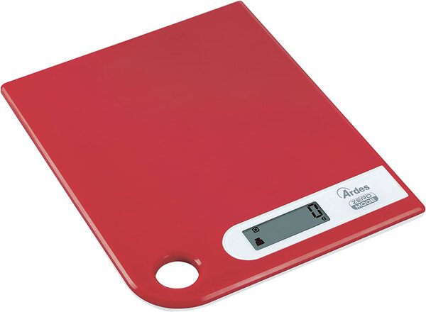 Ardes Bilancia da Cucina Digitale Elettronica Portata Massima 5 Kg colore Rosso - AR1PA1/R