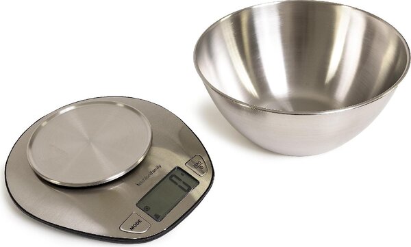 Melchioni Bilancia da Cucina elettrica Capacit 5 Kg Contenitore 1.8 litri colore Acciaio - 118210025 Graal