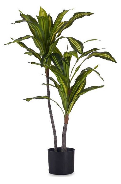 Pianta Decorativa A foglia larga Verde Plastica (60 x 90 x 60 cm)