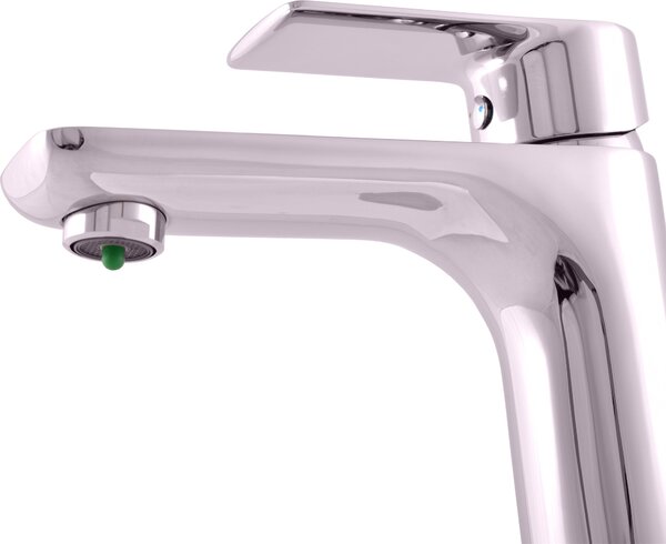 VLTAVA ECO - Miscelatore per lavabo con bocca di erogazione, cromo VTE427.0K, RAV Slezák