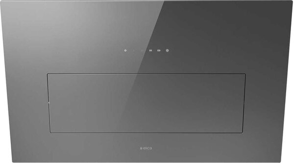 Elica Cappa Cucina Aspirante a Parete Larghezza 85 cm colore Grigio - PRF0164462 BLOOM GR/A/85