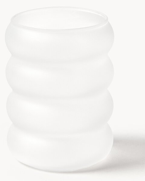 Set di 4 bicchieri in vetro soffiato borosilicato Bubbly