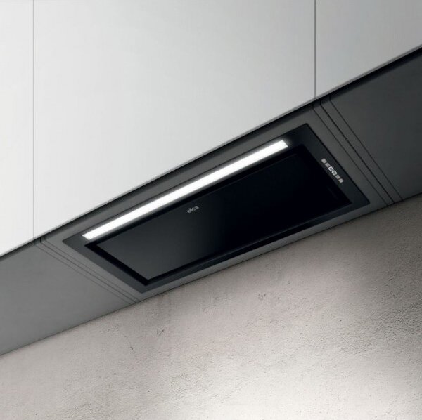 Elica Cappa Aspirante Incasso Larghezza 72 cm Profondit 28 cm Classe A colore Nero - PRF0184107A HIDDEN ADVANCE @ BL MAT/A/72