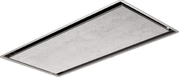 Elica Cappa Cucina Aspirante Incasso Soffitto Larghezza 100 cm colore Pannellabile + cornice Inox - PRF0147726B ILLUSION H16 PAINT/A/100 Illusion