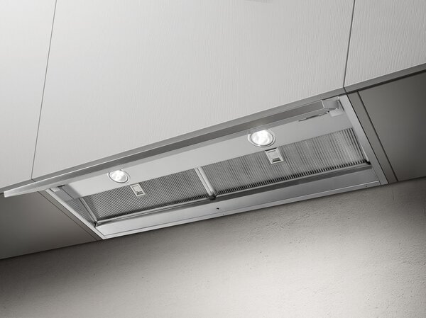 Elica Cappa Cucina Aspirante Incasso Sottopensile Larghezza 120 cm colore Inox - PRF0157280 Boxin No Drip IX/A/120