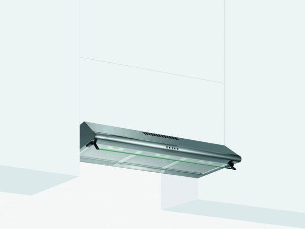 Glem Gas Cappa Cucina Aspirante Sottopensile Incasso Larghezza 80 cm Profondit 52 cm colore Inox - GHC831IX