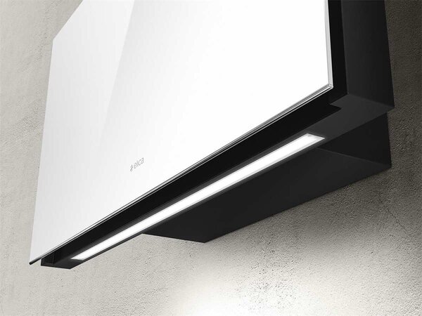Elica Cappa Cucina Filtrante a Parete Larghezza 55 cm colore Bianco - PRF0165707 PLAT WH/F/55