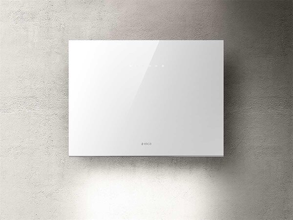 Elica Cappa Cucina Filtrante a Parete Larghezza 55 cm colore Bianco - PRF0165707 PLAT WH/F/55