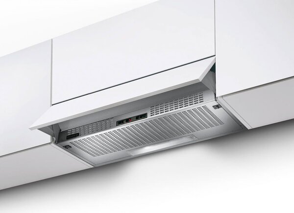 Faber Cappa Cucina Aspirante Sottopensile Incasso Larghezza 90 cm Profondit 30 cm Grigio chiaro (senza frontalino) 152 SRM LG A/90 315.0547.803