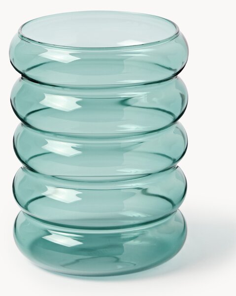 Set di 4 bicchieri da long drink in vetro soffiato borosilicato Bubbly
