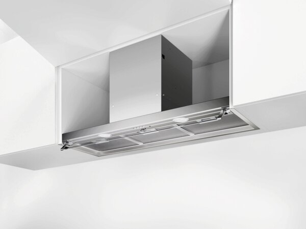 Electrolux Cappa Cucina Aspirante Sottopensile Incasso Larghezza 90 cm Profondit 30 cm Classe C colore Acciaio Inox - LFP519X Serie 500 Exctractio