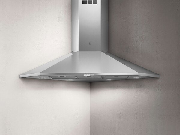 Elica Cappa Cucina Filtrante ad Angolo Larghezza 100 cm colore Inox - PRF0121267A ACUTA IX/F/100 | Acuta