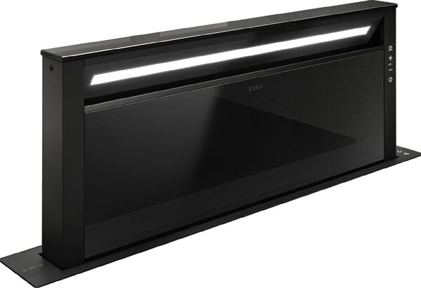 Elica Cappa Cucina Downdraft Incasso Scomparsa Larghezza 90 cm Nero - PRF0162784 GETUP BL MAT/A/90