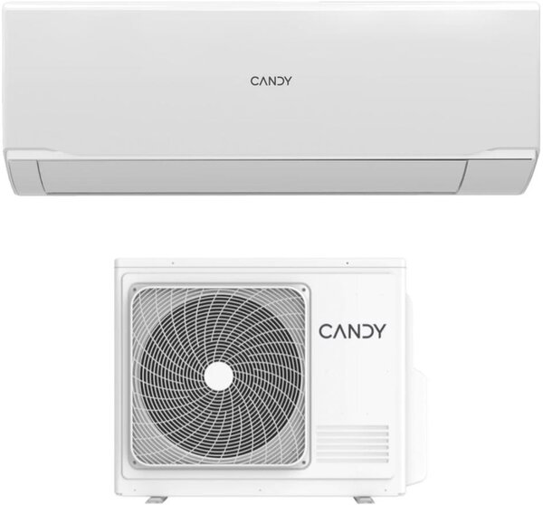Candy Climatizzatore 9000 Btu Inverter Monosplit Condizionatore con Pompa di Calore Classe A++/A+ Wi-Fi (Unit Interna + Unit Esterna) - CY-09BRIN