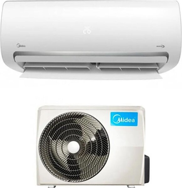 MIDEA Climatizzatore Inverter Monosplit 9000 Btu Condizionatore con Pompa di Calore Classe A++/A+ R32 (Unit Interna + Unit Esterna) - MSAGAU-09HR