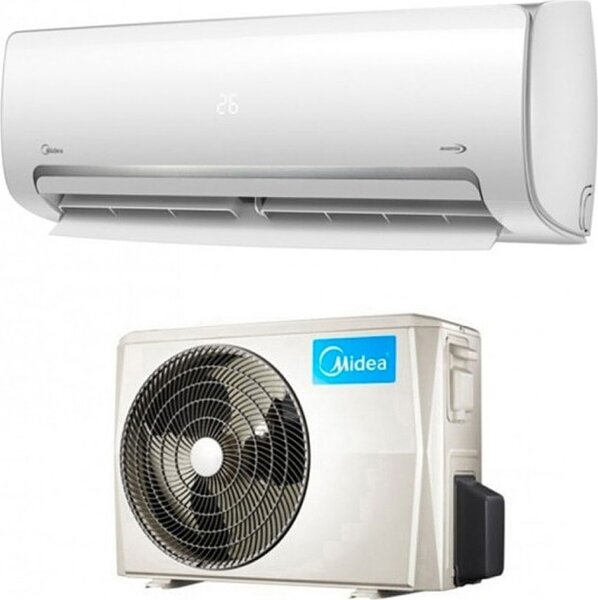MIDEA Climatizzatore Inverter Monosplit 9000 Btu Condizionatore con Pompa di Calore Classe A++/A+ R32 (Unit Interna + Unit Esterna) - MSAGAU-09HR