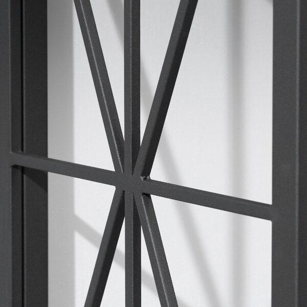 DecHome Consolle Ingresso Stile Industriale Pieghevole 100x38x80 cm colore Marrone