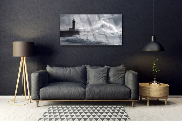 Quadro vetro Faro Natura 100x50 cm 2 appendini