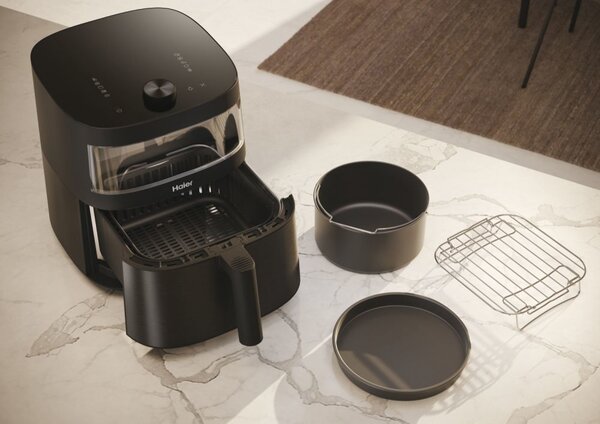 Haier Friggitrice ad Aria 9 in 1 Multifunzione Capacit 7 Litri Potenza 2000 Watt con Accessori colore Nero - HAF5TWA3 011 I-Master Multi Serie 5