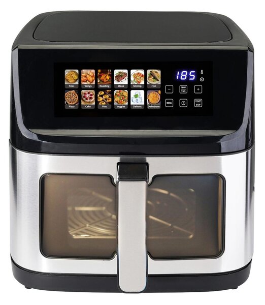 Zephir Friggitrice ad Aria 11 Litri Potenza 1800W con Timer e Display LED colore Nero/Silver - ZHC111S