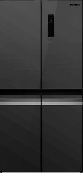 CROMBERG Frigorifero Americano Side by Side Capacit 522 Litri Classe energetica E Raffreddamento No Frost colore Nero - HRH 4P 73 GB