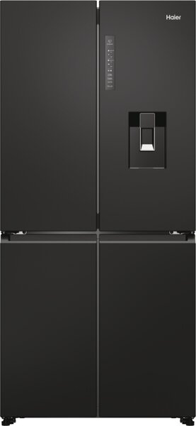 Haier Frigorifero Americano Side by Side Capacit 467 Litri Classe energetica D Raffreddamento No Frost colore Nero - HCR7818DWPT Cube 83 Serie 7