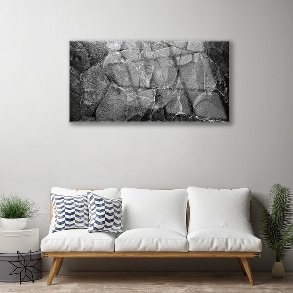 Quadro in vetro Rocce naturali 100x50 cm 2 appendini