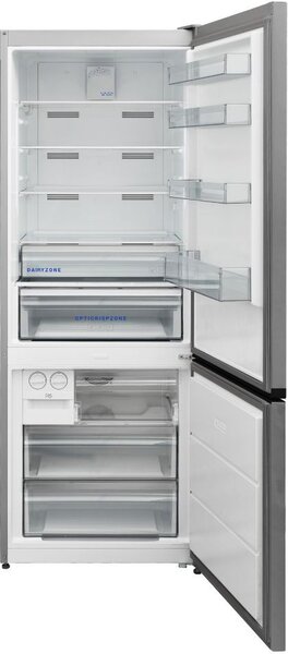 Daewoo Frigorifero Combinato 481 Litri Classe E No Frost colore Pet Inox - CKM0492EPRA0