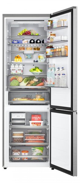 Lg Frigorifero Combinato Capacit 465 Litri Classe energetica C Raffreddamento No Frost colore Argento - GBBW726CMB.AMBQEUR