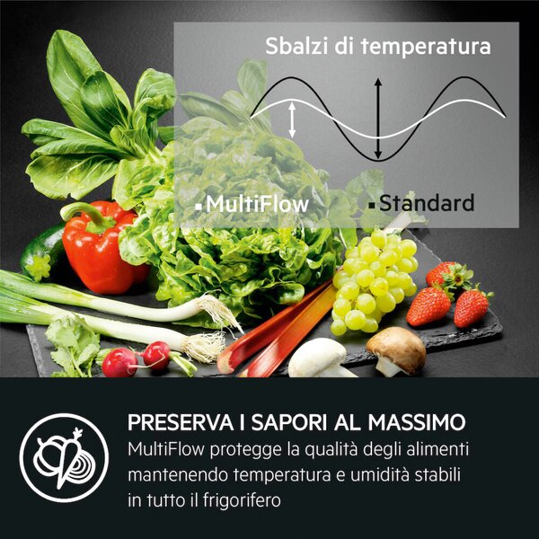 Aeg Frigorifero da Incasso Combinato Capacit 269 Litri Classe energetica E Raffreddamento No Frost colore Bianco - NSC6M191ES