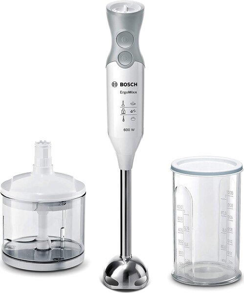 Bosch Frullatore ad Immersione Minipimer Potenza 600 watt + Funzione Turbo 2 Velocit - MSM66120