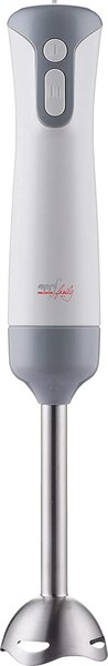 Melchioni Frullatore ad Immersione Minipimer Lame Acciaio Inox Potenza 400 watt colore Bianco - Mixxxo Steel