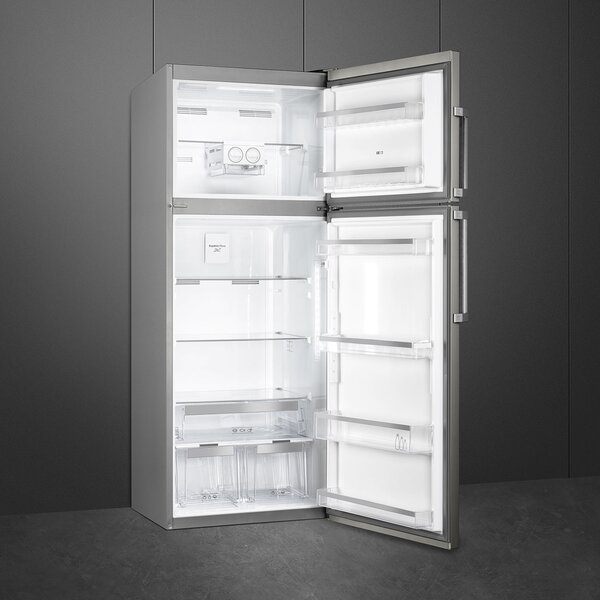 Smeg Frigorifero Doppia Porta No Frost Inverter Capacit 353 Litri Classe E colore Silver - FD70EN4HX