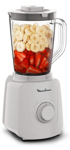 Moulinex Frullatore con Bicchiere Capacit 1,85 Litri Potenza 450W 2 Velocit colore Grigio Blendforce Essential - LM410B