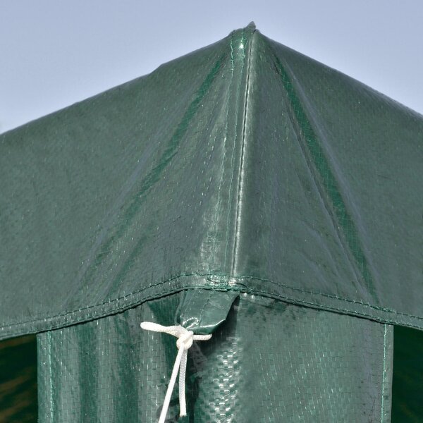VivaGarden Gazebo da Giardino 3x3 m Pieghevole con Protezione Raggi UV colore Verde