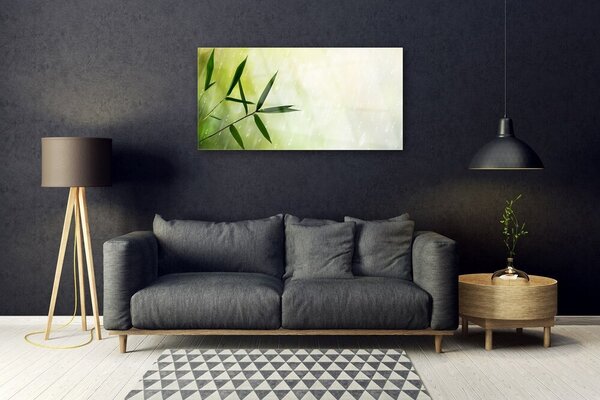 Quadro di vetro Pioggia di foglie 100x50 cm 2 appendini