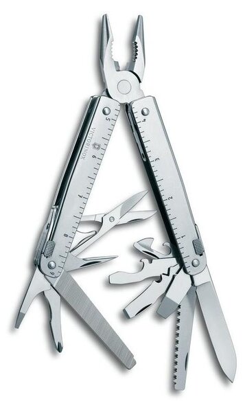 Victorinox - Pinza tascabile multifunzione 11,5 cm/38 funzioni cromata