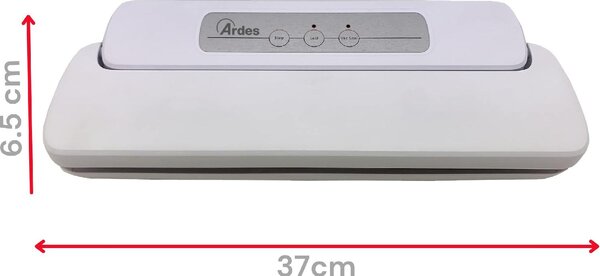 Ardes Macchina per Sottovuoto Automatica Potenza 110 Watt 0,8 mbar colore Grigio e Bianco - AR7V01W