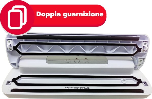 Ardes Macchina per Sottovuoto Automatica Potenza 110 Watt 0,8 mbar colore Grigio e Bianco - AR7V01W